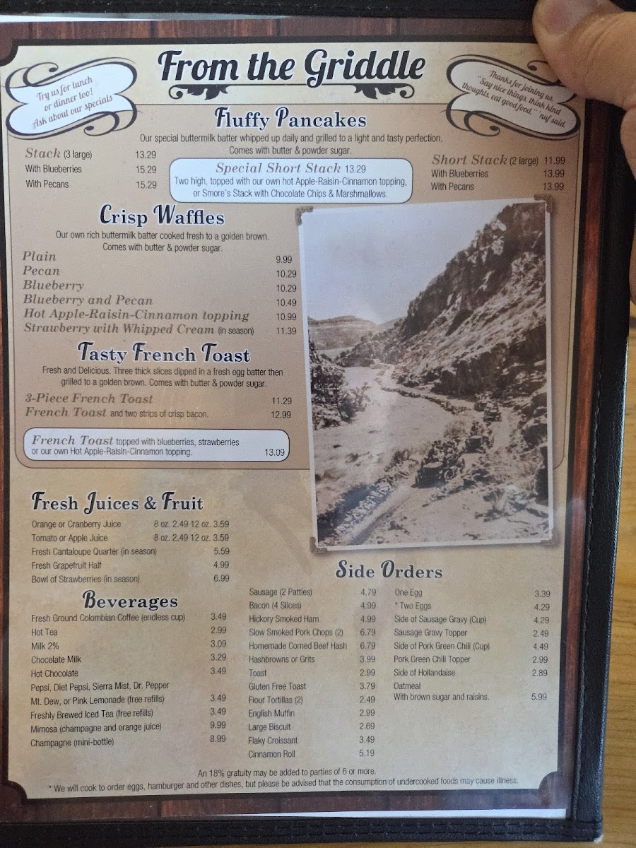 Big Horn Restaurant Menu - Image 2
