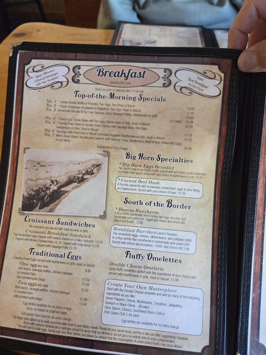 Big Horn Restaurant Menu - Image 5
